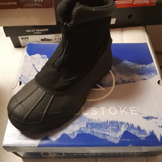 Botas de Nieve Revelstoke Hombre Negras
