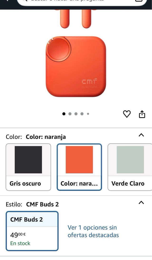 CMF by Nothing Buds 2 Naranja