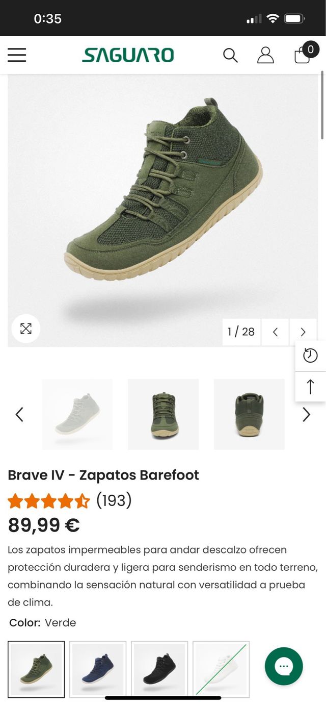 Botas Saguaro impermeables talla 42 nuevas