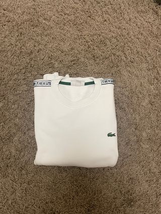 Sudadera Lacoste Blanca