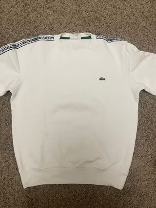 Sudadera Lacoste Blanca