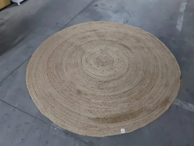 Tappeto rotondo in juta 204 cm