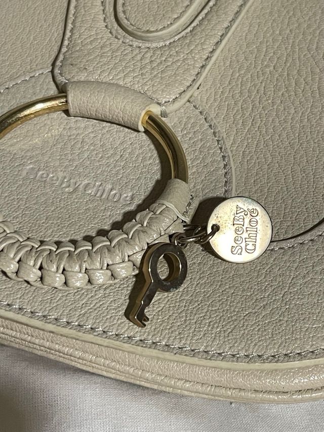 Bolso See By Chloé Hana Beige y Dorado