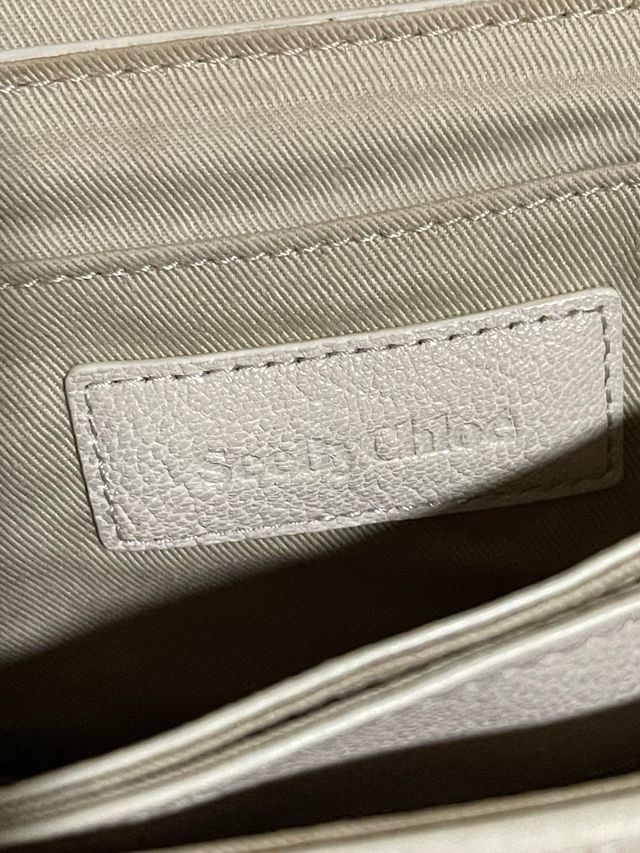 Bolso See By Chloé Hana Beige y Dorado