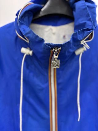 K-Way Giacca Blu Vintage Unisex