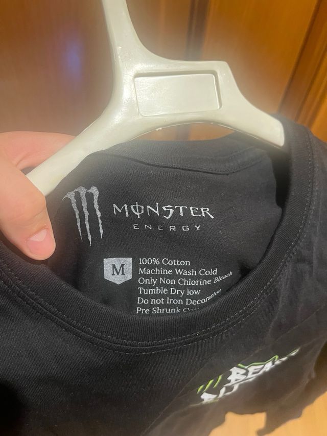 Camiseta Monster Energy Edición Limitada Negra