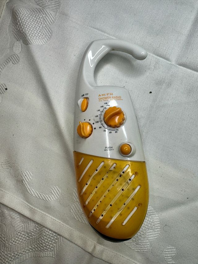 Radio de ducha AM/FM retro impermeable