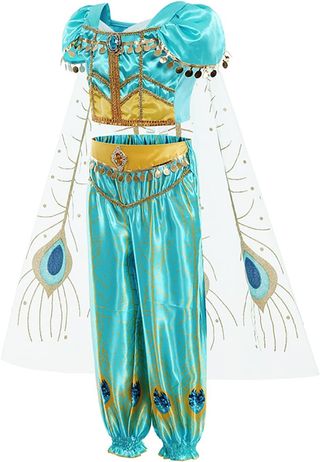 ✨ - Emin Niñas Jazmín Princesa Vestidos Aladdin Pr