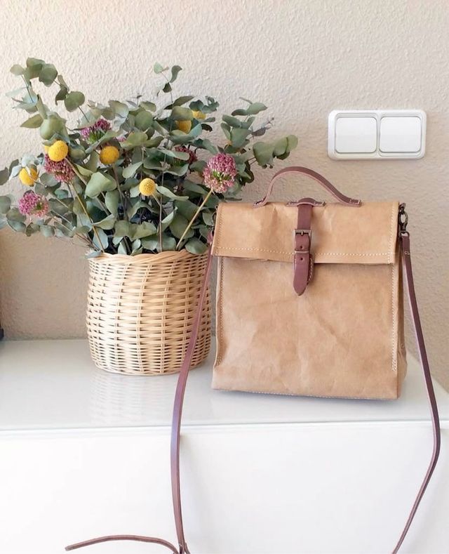 Bolso Uashmama de papel tratado