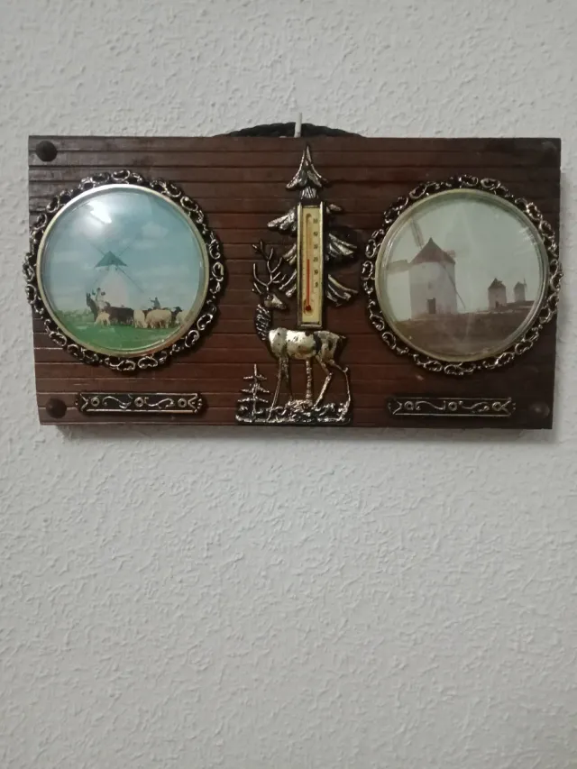 Adorno rústico de madera