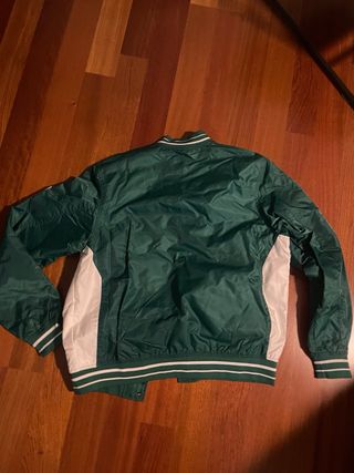 Chaqueta Bomber Pull&Bear Verde NFL Jets