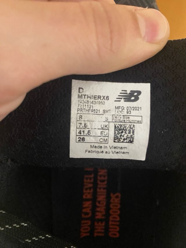 Zapatillas New Balance Gore-Tex Negras