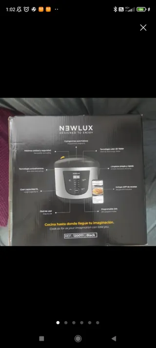 Robot de cocina NEWLUX sin usar