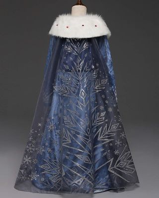 ✨ - Vestido de Princesa Elsa Niña Manga Larga Vest