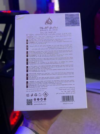 Perfume Lattafa Honor & Glory Bade'e Al Oud