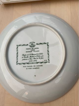 Pratos de Natal Vista Alegre