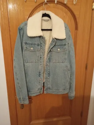 Chaqueta vaquera Mango borrego