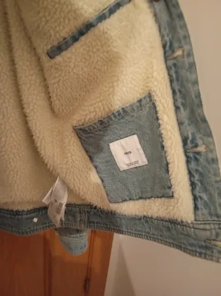 Chaqueta vaquera Mango borrego