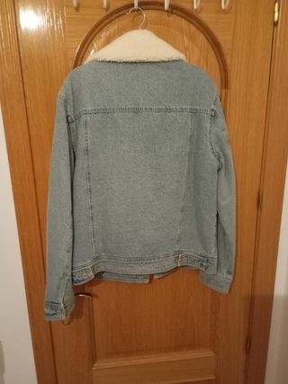 Chaqueta vaquera Mango borrego