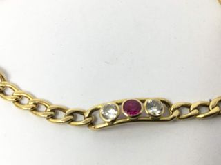 E455899-0 Pulsera Oro 18K Con Circonita