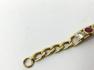 E455899-0 Pulsera Oro 18K Con Circonita