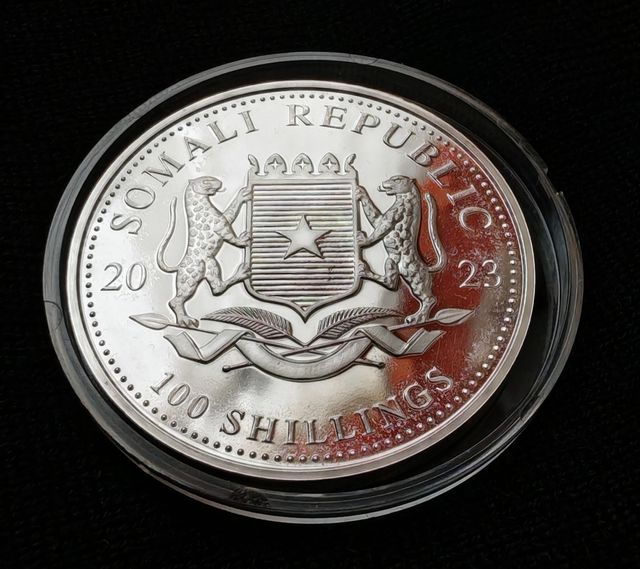 Moneda 1 onza plata 9999 Elefante African Wildlife