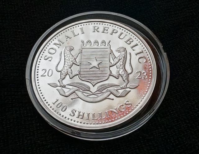 Moneda 1 onza plata 9999 Elefante African Wildlife