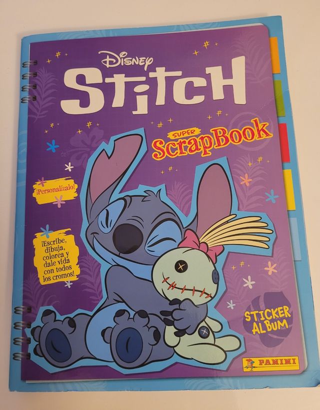 Super ScrapBook Stitch Disney Panini Cromos