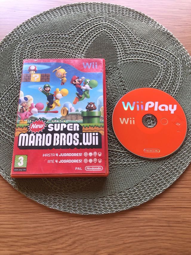 Pack New Super Mario Bros Wii + Wii Play