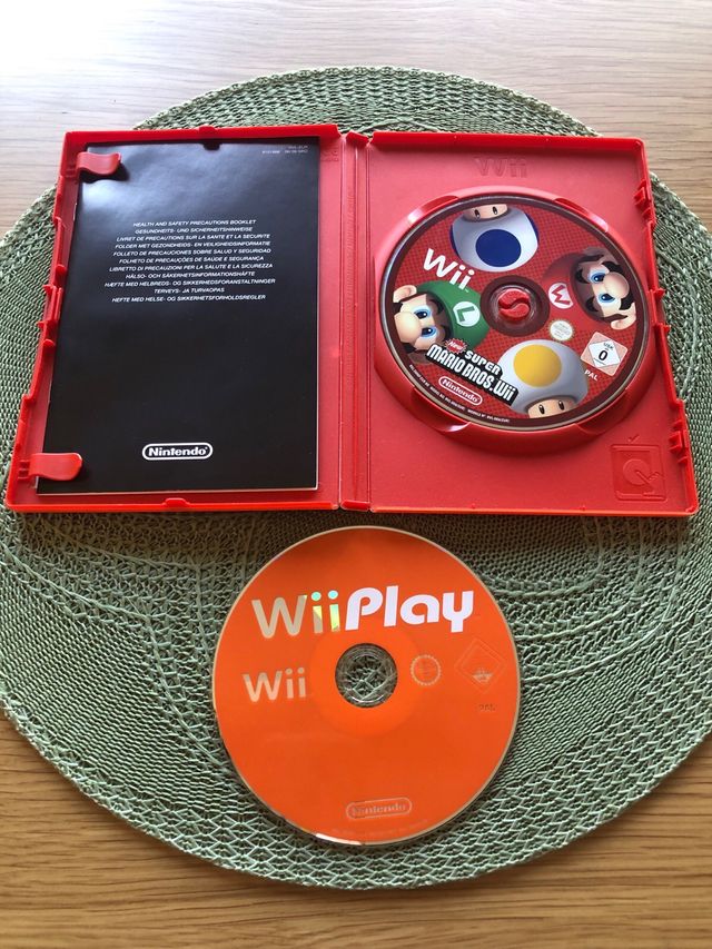 Pack New Super Mario Bros Wii + Wii Play