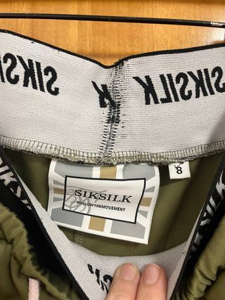 Pantalón chándal SikSilk verde mujer