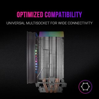 ✨ - MARS GAMING COOLER MCPU-VR DUAL 4X HP 180W WHI