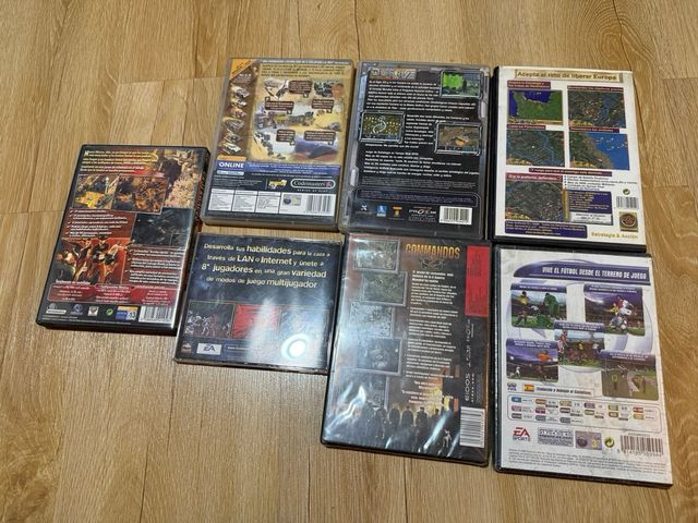 Lote Juegos PC: Insane, Outlive, Commandos 2, FIFA