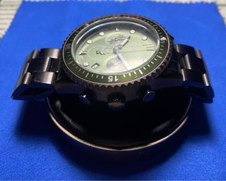 Reloj Cronógrafo verde y negro