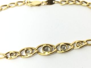 E455897-0 Pulsera Oro 18K Con Circonita