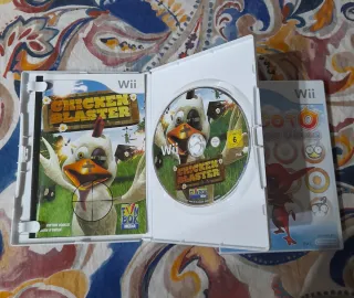 Juego Wii Chicken Blaster+Cocoto Magic+2 pistolas