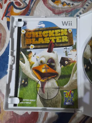 Juego Wii Chicken Blaster+Cocoto Magic+2 pistolas