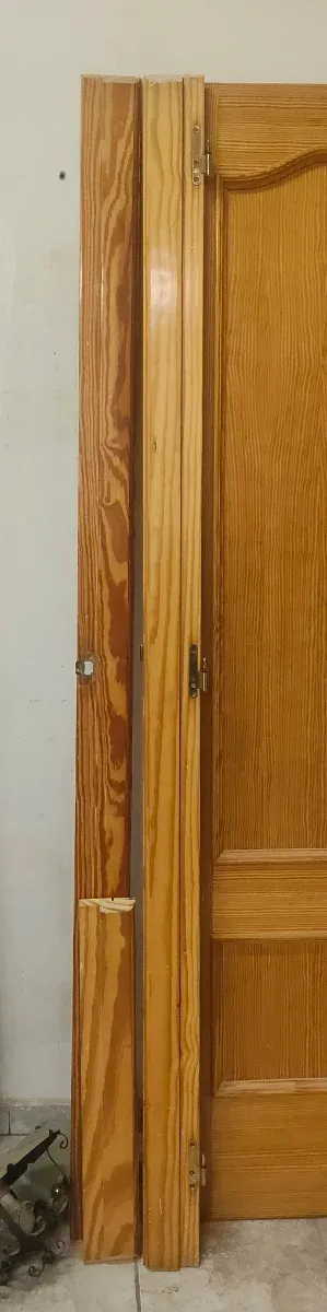 Puerta Roble Claro Maciza