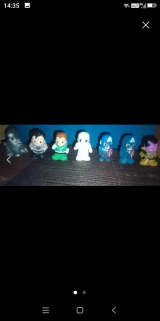 Set di 15 statuette Ooshies Marvel DC