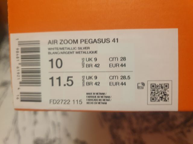 Nike Pegasus 41 Tamanho 44