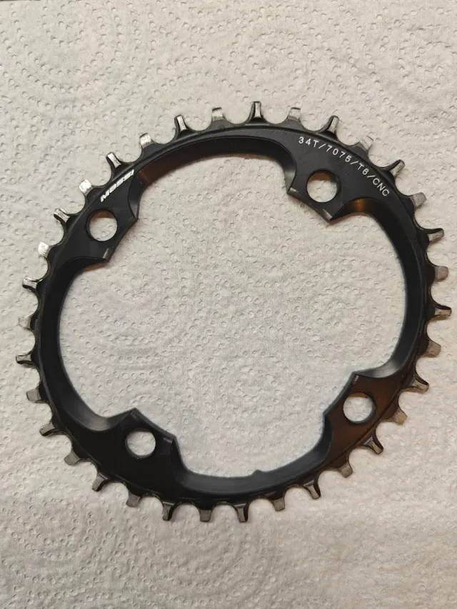 Massi 34T 104BCD Prato Oval Preto