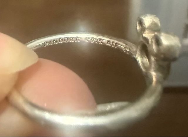 Anillo Pandora Mickey Plata