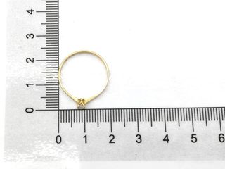 anillo oro 18k con piedra con circonita