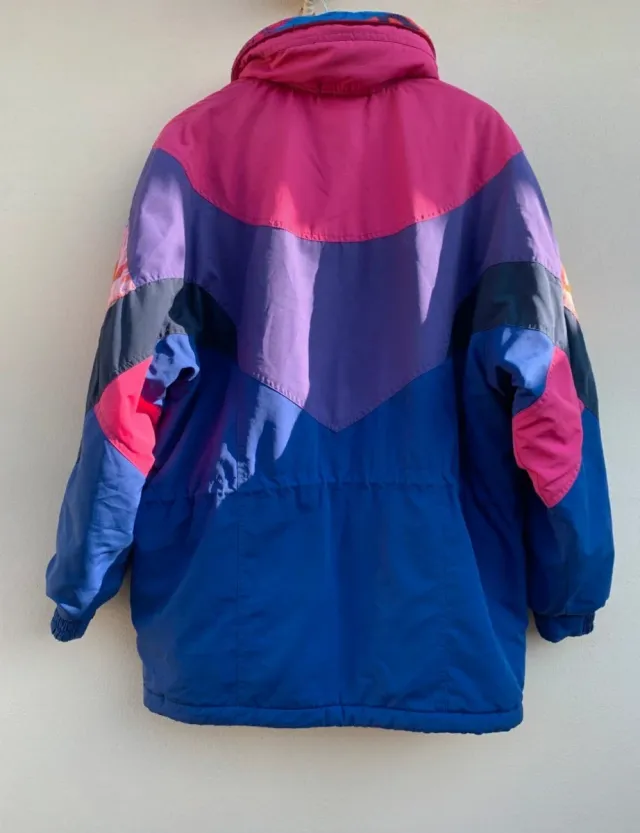 Abrigo vintage Sergio Tacchini multicolor
