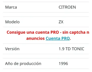 Citroen zx 1997