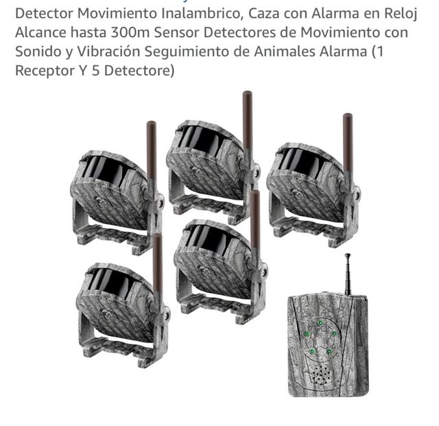 Dowesyeen Detector Movimiento Caza Alarma