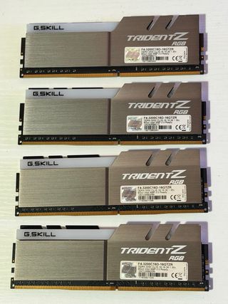 4x G.Skill TridentZ RGB DDR4 3200MHz Memoria RAM