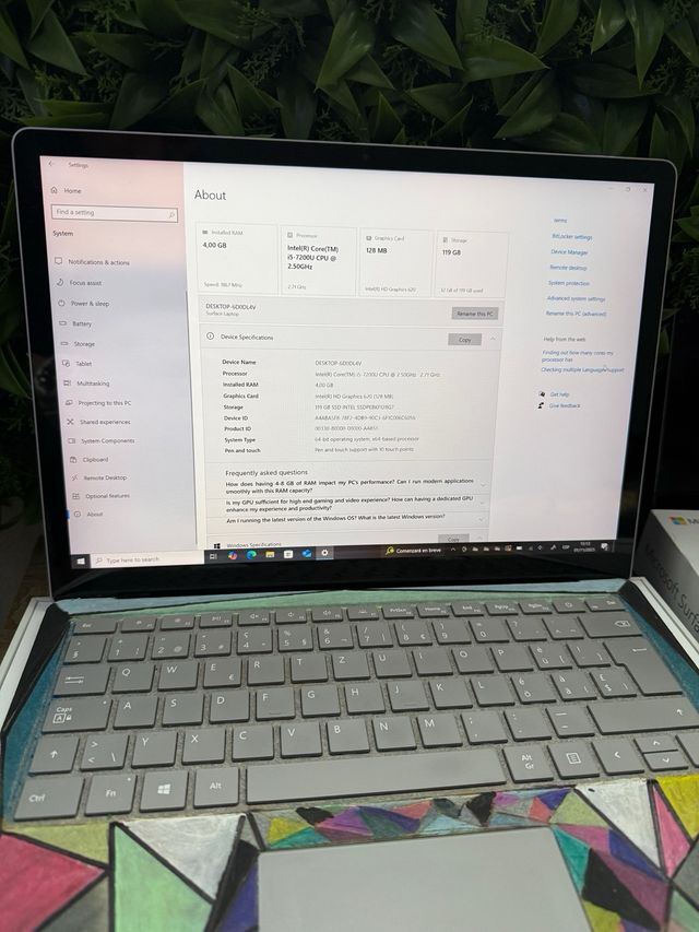 Microsoft Surface Laptop Buen Estado Personalizado