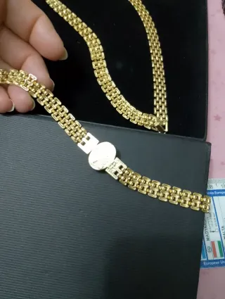 Bracciale vintage con perla e strass