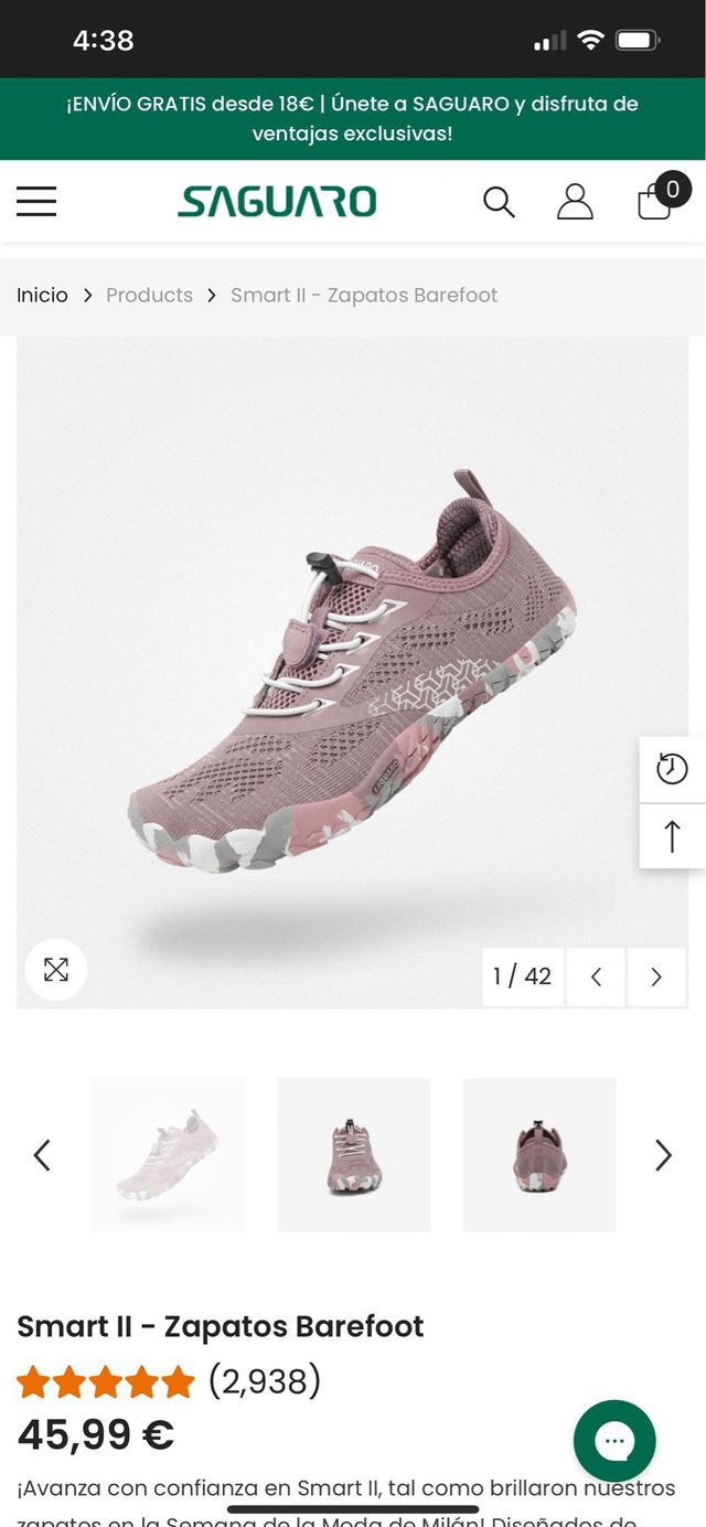 Saguaro Talla 39 Nuevas